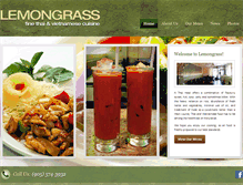 Tablet Screenshot of lemongrassrestaurant.ca