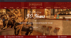 Desktop Screenshot of lemongrassrestaurant.com.au